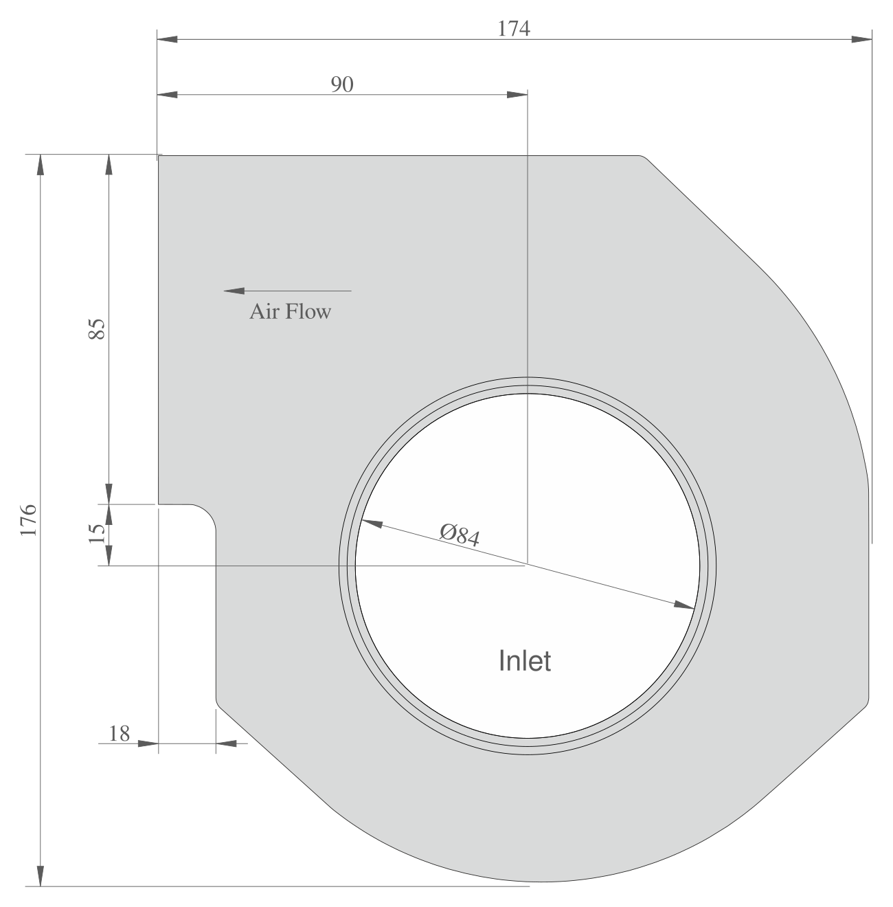 240-CFM-Centrifugal-Blower-Top-View